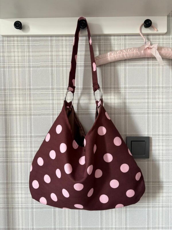 Polka Bag Puantiye Çanta / Puantiyeli Omuz Çantası