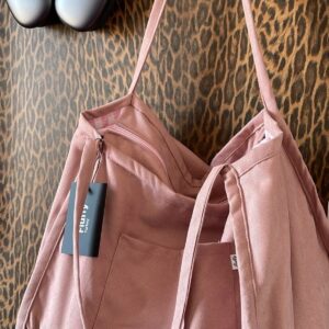 00s Shopper Bag Fermuarlı Astarlı Okul Omuz Çantası