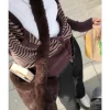 90's Tote Peluş Çanta / Okul Çantası Omuzda & Çapraz