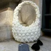 1 Cluody Bag Baget Kadın Kapitone / Quilted Puff El Ve Omuz Çantası Boy:25 En:35 Sap:60 Cm