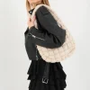 1 Cluody Bag Baget Kadın Kapitone / Quilted Puff El Ve Omuz Çantası Boy:25 En:35 Sap:60 Cm