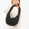 1 Cluody Bag Baget Kadın Kapitone / Quilted Puff El Ve Omuz Çantası Boy:25 En:35 Sap:60 Cm