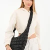 Cluody Bag Kapitone / Quilted Crossbody Çapraz Askılı baget Okul Çanta
