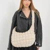 Cluody Bag Kapitone / Quilted Crossbody Çapraz Askılı baget Okul Çanta