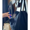00s Shopper Bag Fermuarlı Astarlı Okul Omuz Çantası