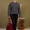 00s Shopper Bag Fermuarlı Astarlı Okul Omuz Çantası