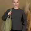 00s Shopper Bag Fermuarlı Astarlı Okul Omuz Çantası