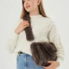 Soft Fluffy Bag / Black Uzun Saplı Peluş Çanta / Cross Body En : 24 Boy : 18