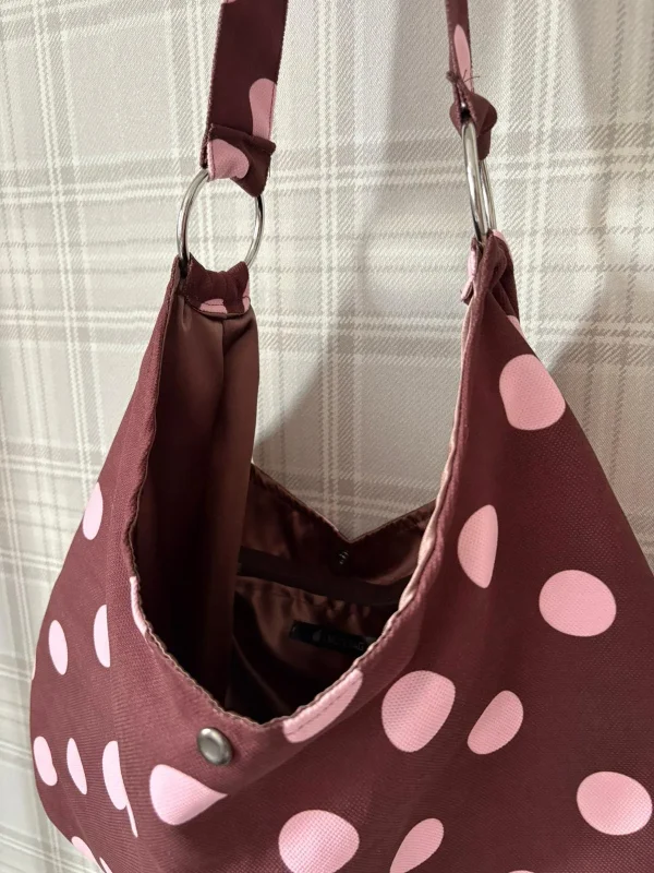 Polka Bag Puantiye Çanta / Puantiyeli Omuz Çantası