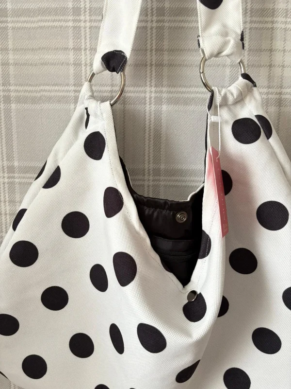 Polka Bag Puantiye Çanta / Puantiyeli Omuz Çantası