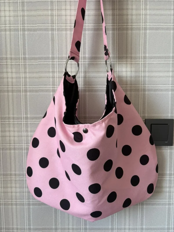 Polka Bag Puantiye Çanta / Puantiyeli Omuz Çantası
