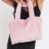 Juicy Tote Kadın Peluş Omuz Çantası / Okul Çantası